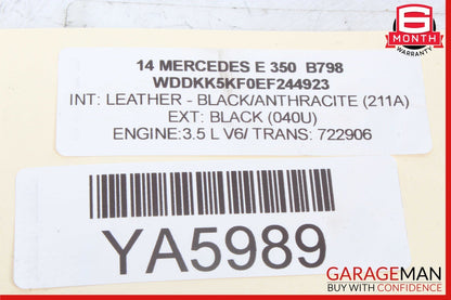 10-20 Mercedes W207 E350 CLS550 Rear Left Window Regulator Motor 2078200542 OEM