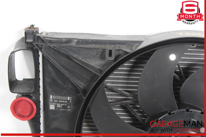 07-14 Mercedes W221 S550 Engine Radiator Cooling Fan Shroud Motor Assembly OEM