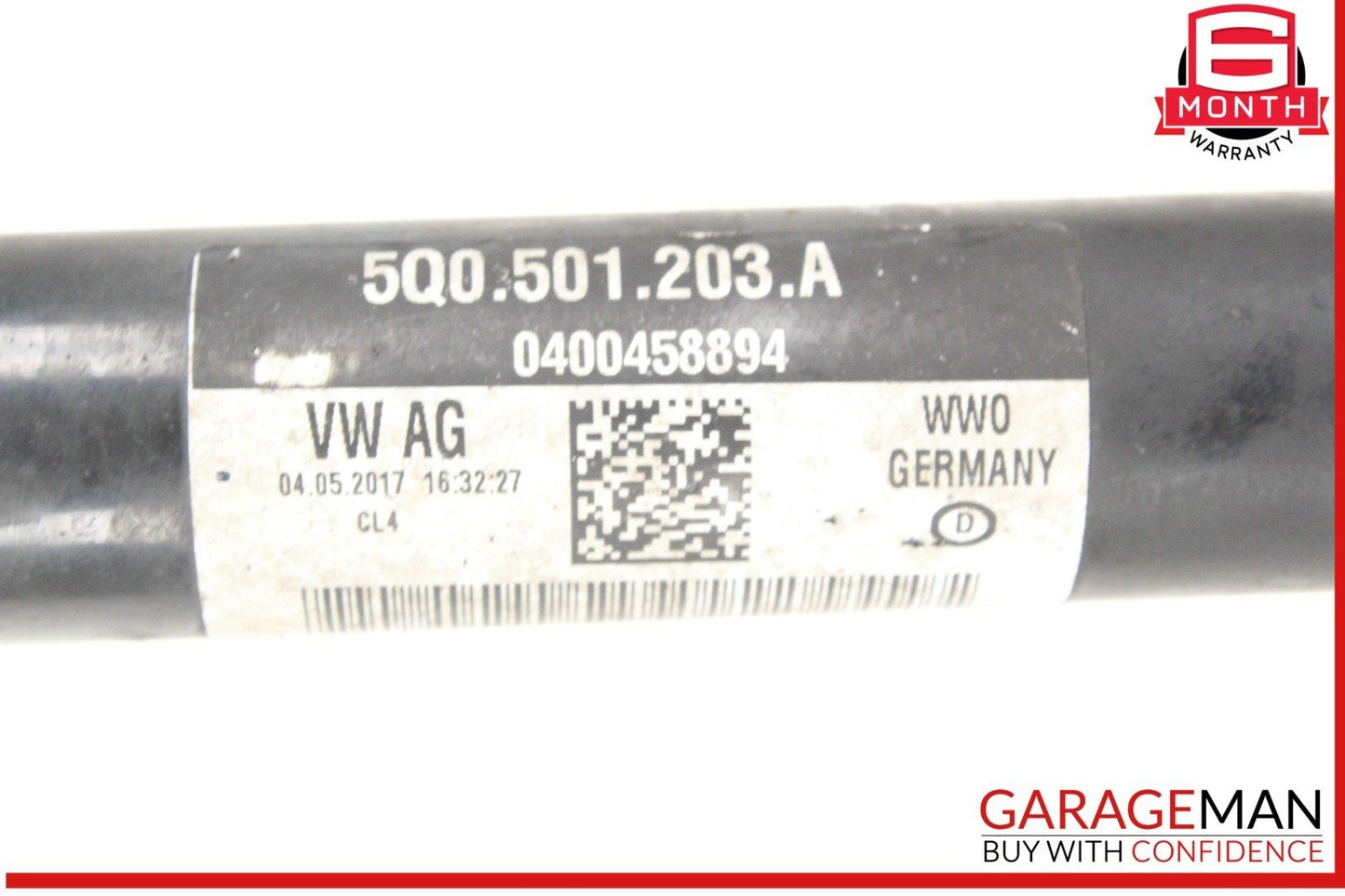 15-20 Audi A3 S3 Rear Left Driver Side CV Axle Shaft 5Q0501203A OEM