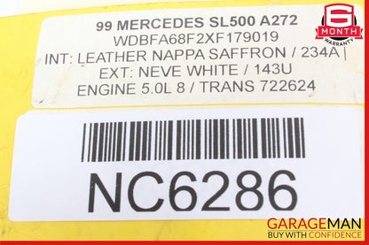 96-02 Mercedes R129 SL500 SL600 General Basic Control Module Unit 0205455432 OEM