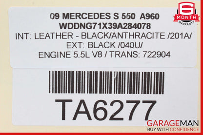 07-13 Mercedes W221 S550 S63 AMG Front Left Driver Under Seat Control Unit OEM