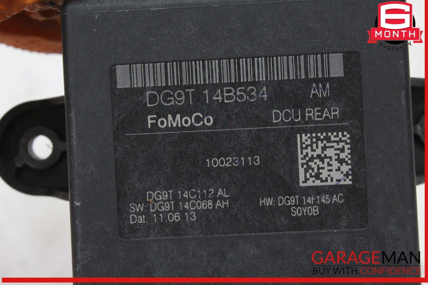 13-16 Ford Fusion Rear Right Passenger Side Door Control Module Unit OEM