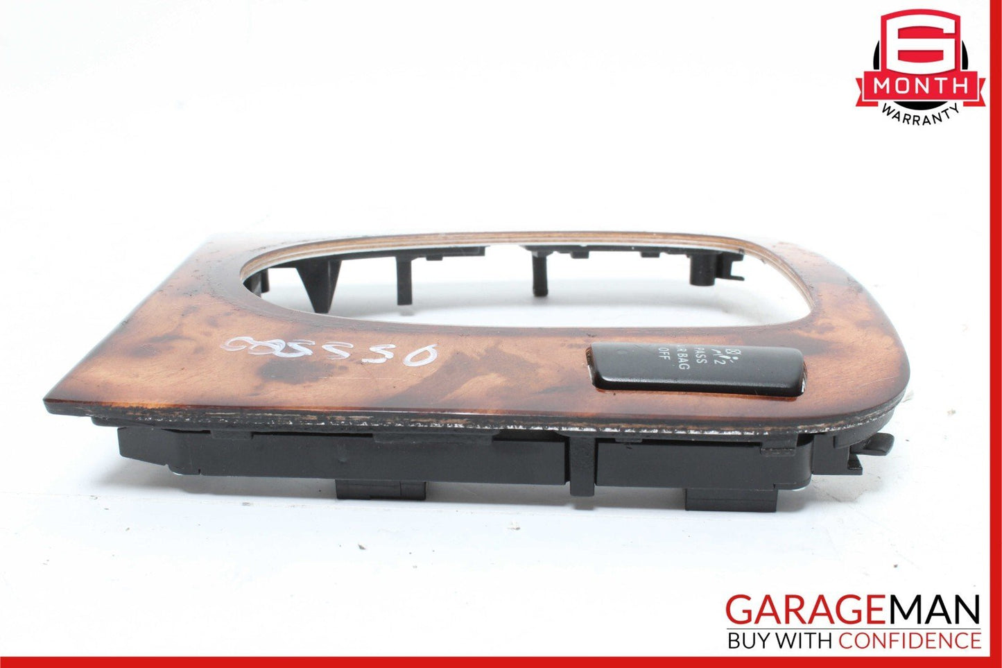 00-06 Mercedes W220 S430 S500 Front Center Console Shift Shifter Trim Bezel Wood