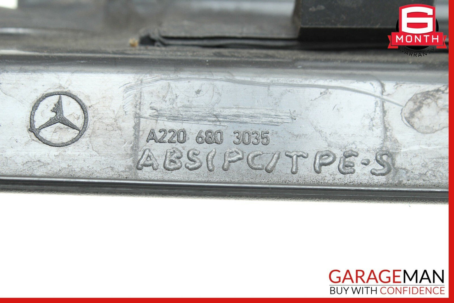 00-02 Mercedes W220 S55 AMG Rear Right & Left Door Sill Scuff Plate Cover Set