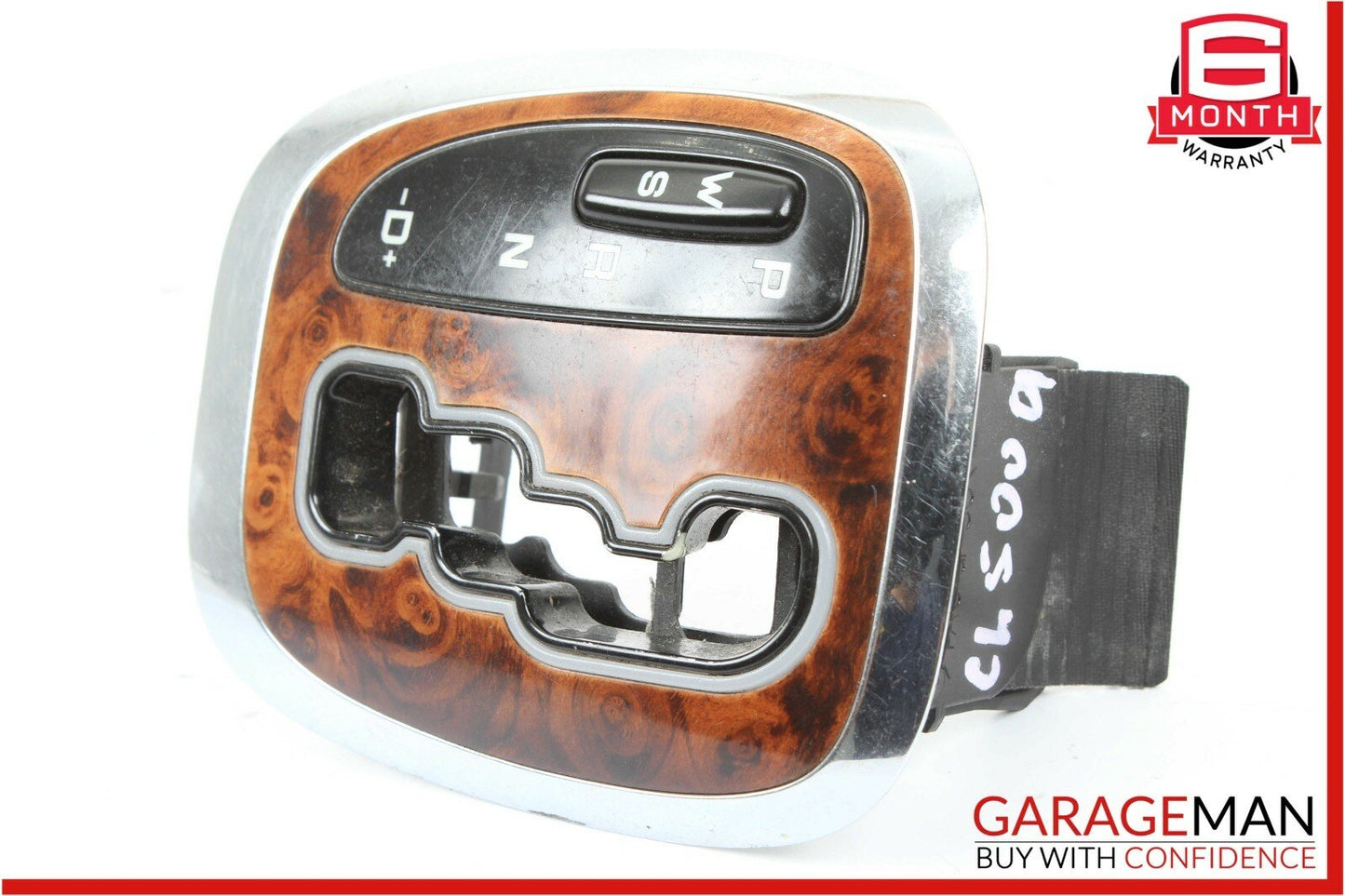 00-06 Mercedes W215 CL500 CL65 AMG Center Console Shift Shifter Bezel Trim Wood