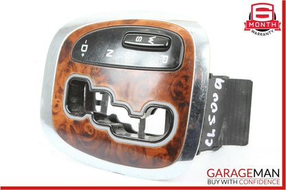 00-06 Mercedes W215 CL500 CL65 AMG Center Console Shift Shifter Bezel Trim Wood