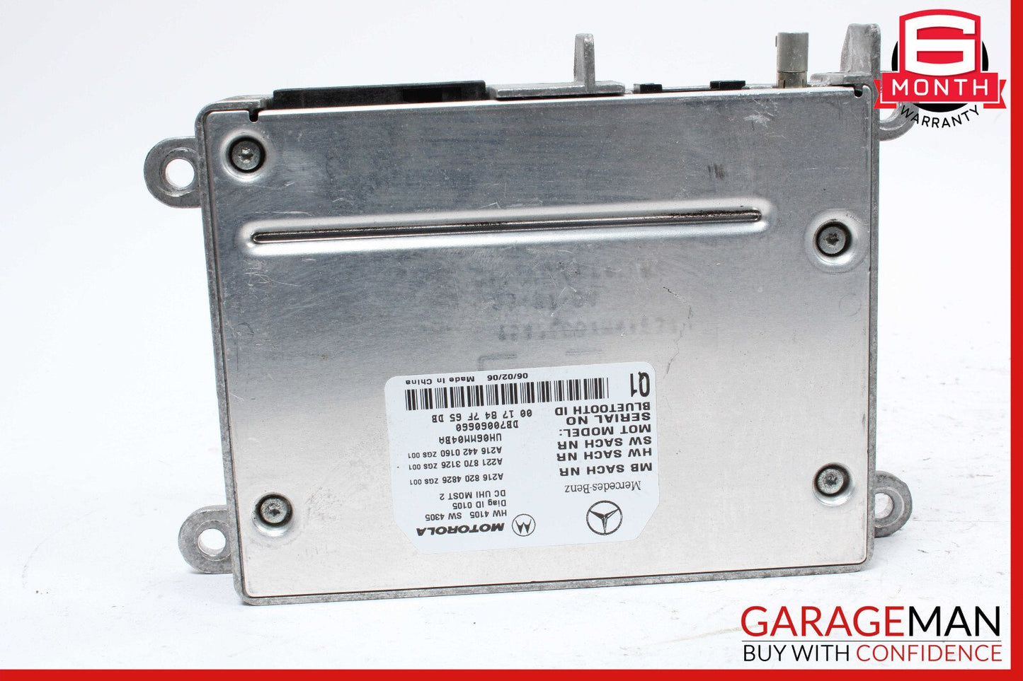 07-10 Mercedes W221 S550 CL550 Bluetooth Communication Module 2168206726 OEM