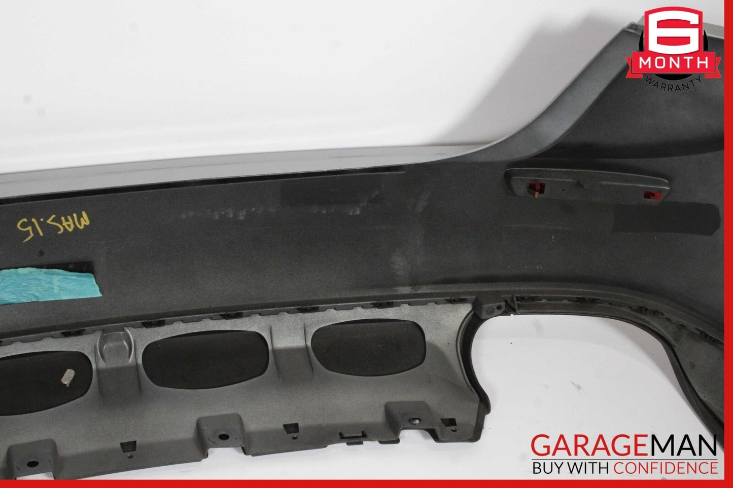 14-17 Maserati Ghibli M157 Rear Bumper Cover Panel Silver OEM