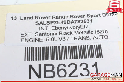 10-13 Land Rover Range Rover Sport Air Intake Cleaner Box Right Side AH419600BE