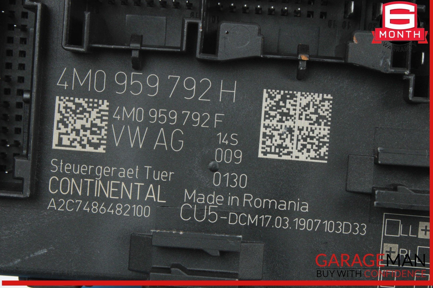 17-24 Audi A5 S5 RS5 Q7 Front Right Passenger Side Door Control Module Unit OEM
