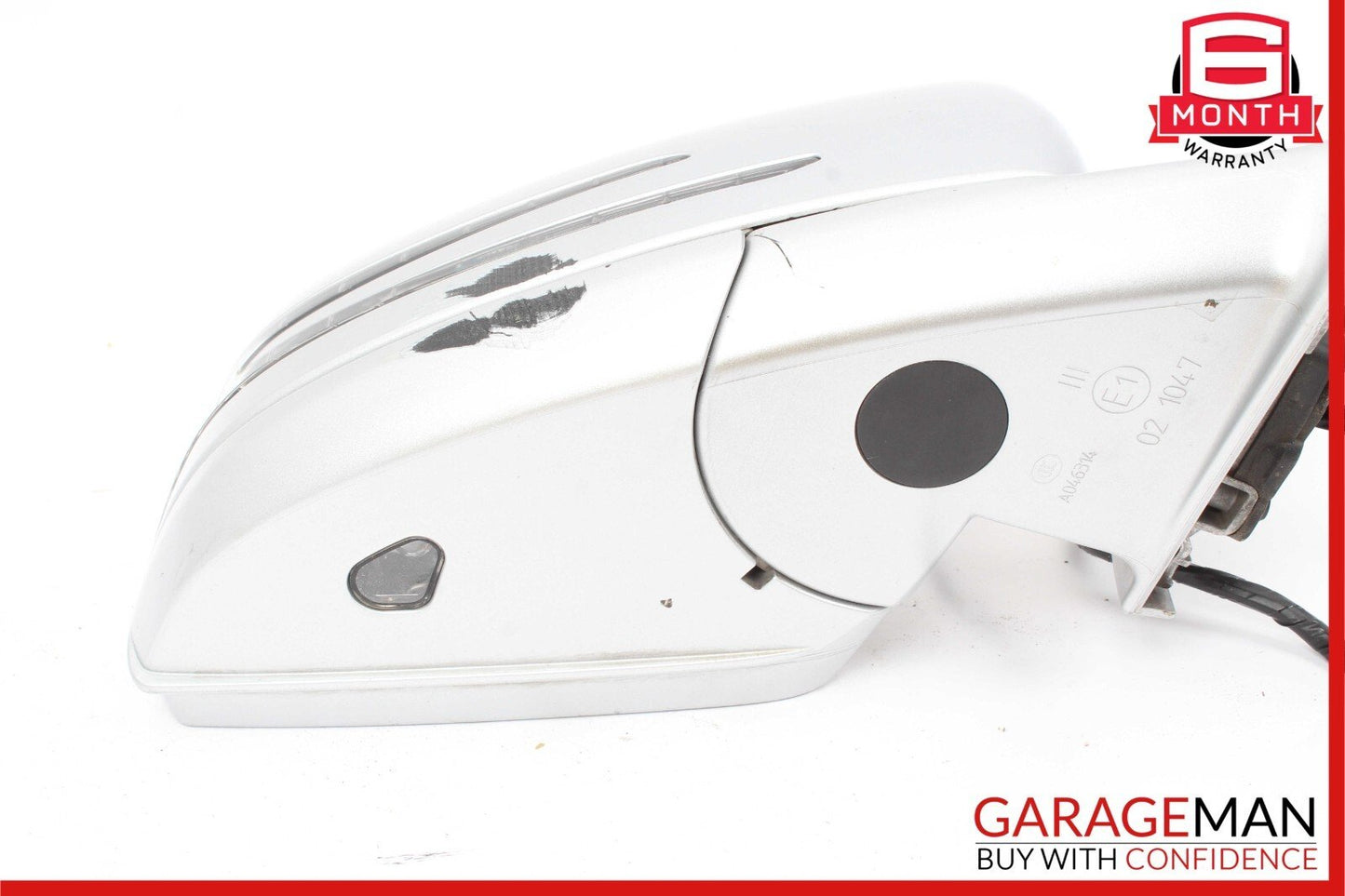 10-13 Mercedes W221 S500 S63 AMG Front Right Side Rear View Door Mirror Silver