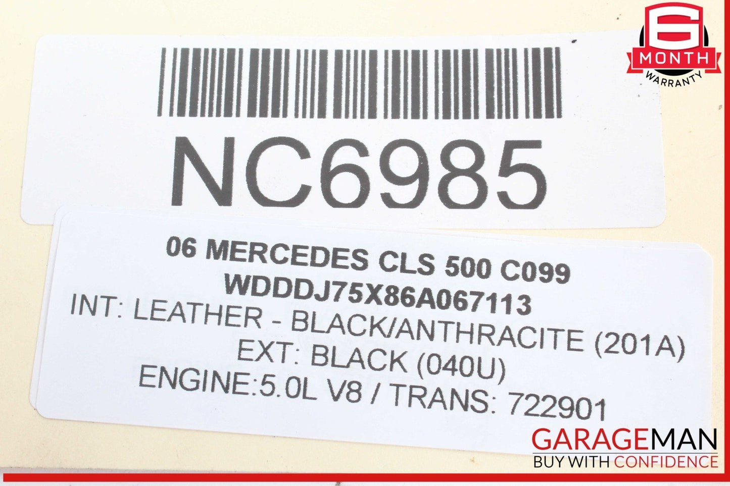 00-12 Mercedes W219 CLS500 CL500 Air Quality Sensor Module 2118300472 OEM
