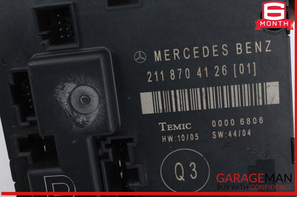 03-09 Mercedes W211 E350 E550 Rear Right Side Door Control Module Unit OEM