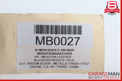 08-18 Mercedes W212 E350 E63 AMG CLS400 Rear Left Side Door Lock Latch Actuator