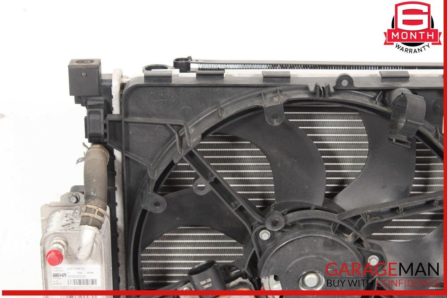 12-17 Range Rover Evoque 2.0L Engine Radiator A/C Condenser Assembly OEM