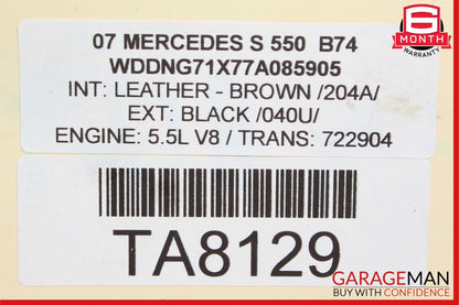05-10 Mercedes W203 C230 S550 CL550 Belt Tensioner Lever Pulley 2722000070 OEM