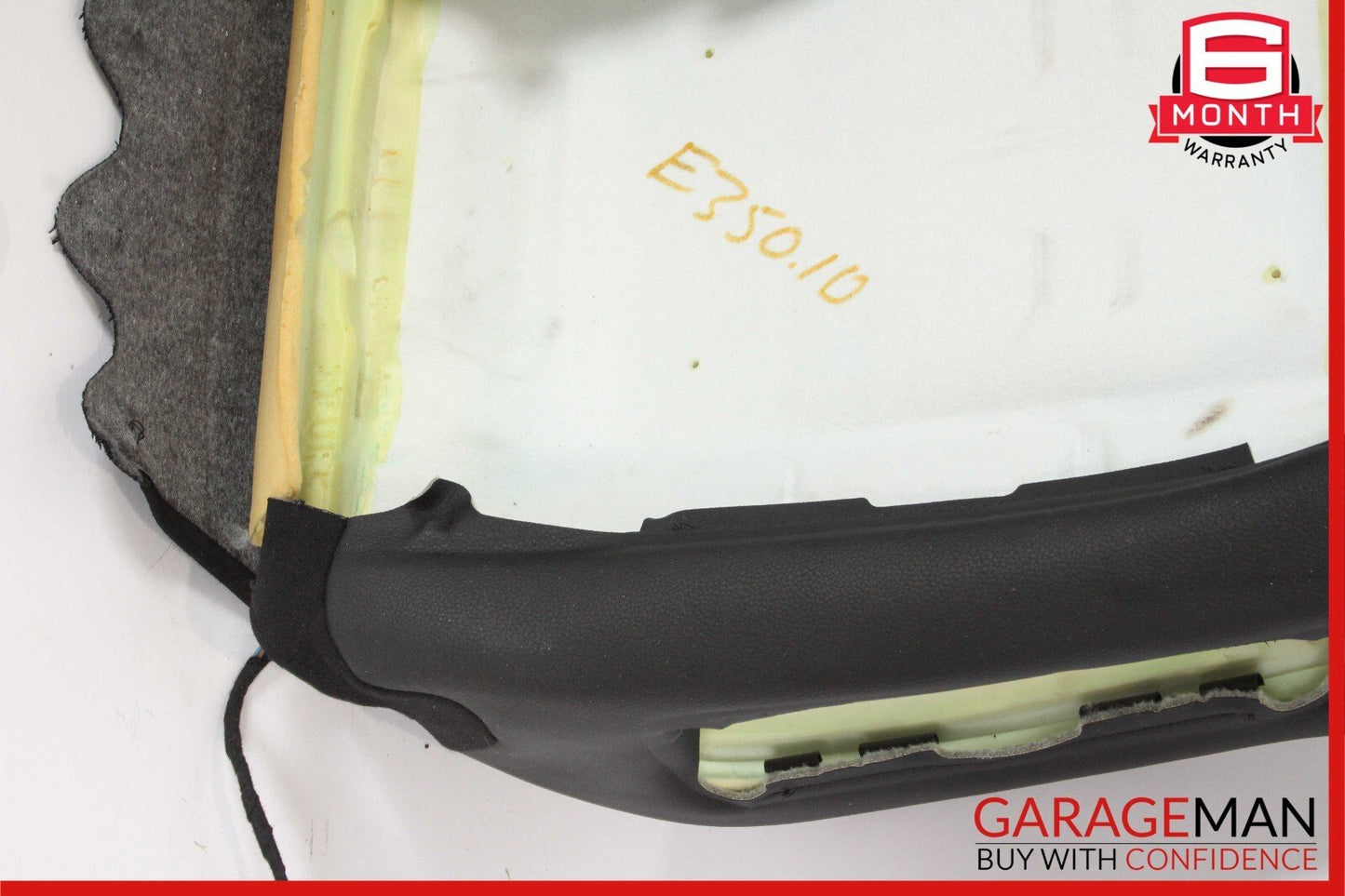 10-16 Mercedes W212 E350 E550 Front Right Side Top Upper Seat Cushion Black OEM