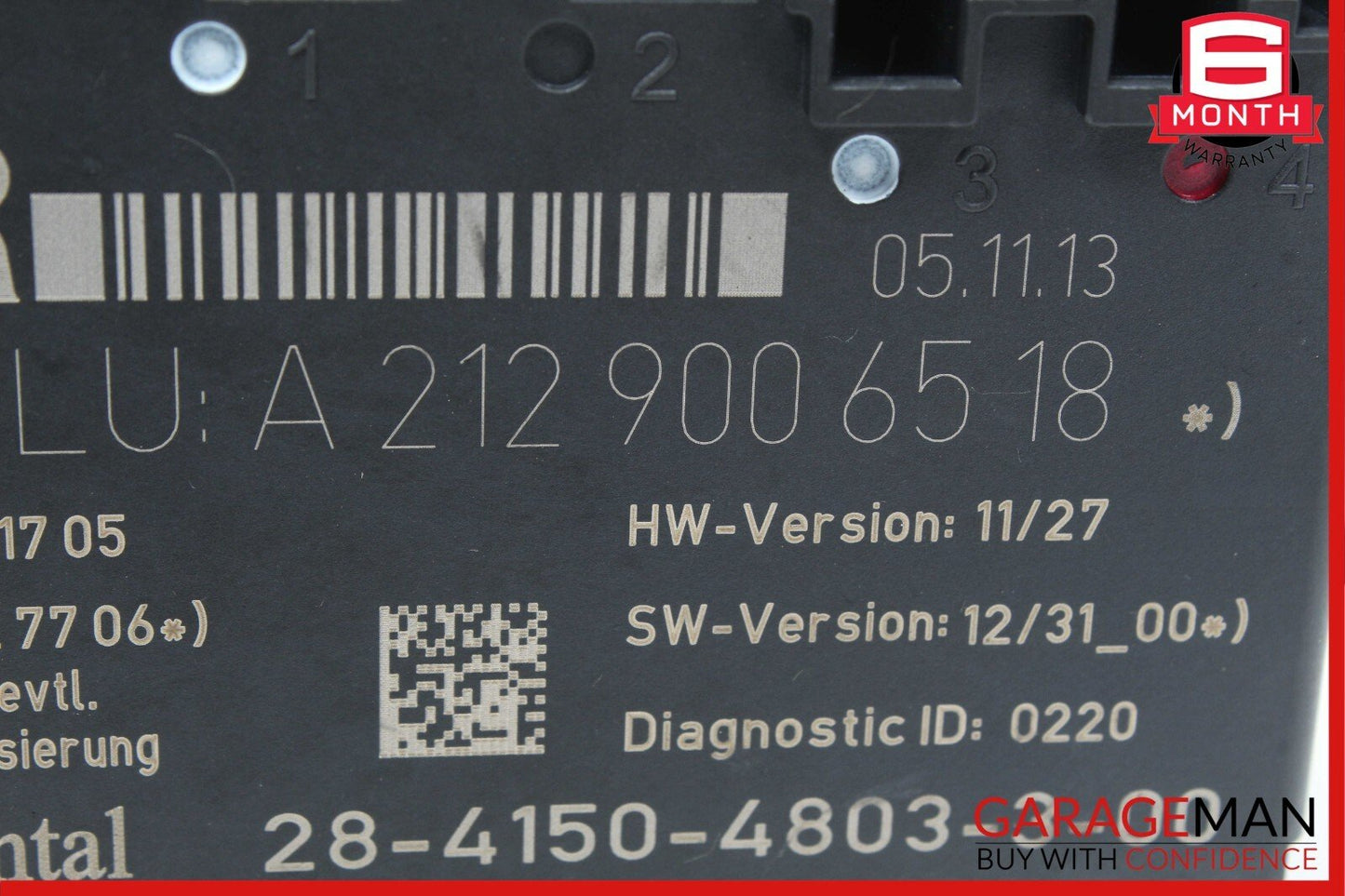 08-18 Mercedes CLS400 C250 SLK250 E350 Front Right Side Door Control Module Unit
