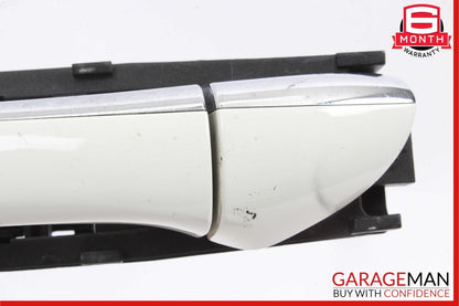 03-09 Mercedes W211 E350 Rear Left Exterior Door Handle Assembly Calcite White