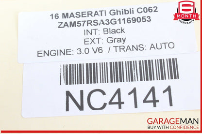 14-17 Maserati Ghibli ECU ECM Engine Computer Control Module Unit OEM