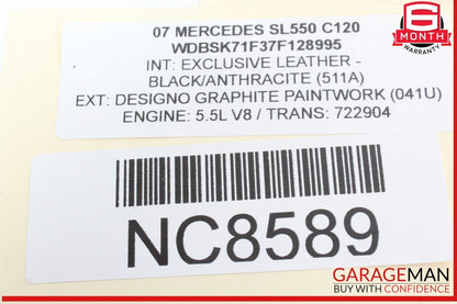 03-12 Mercedes R230 SL550 SL55 AMG Front Left Under Seat Control Module Unit OEM