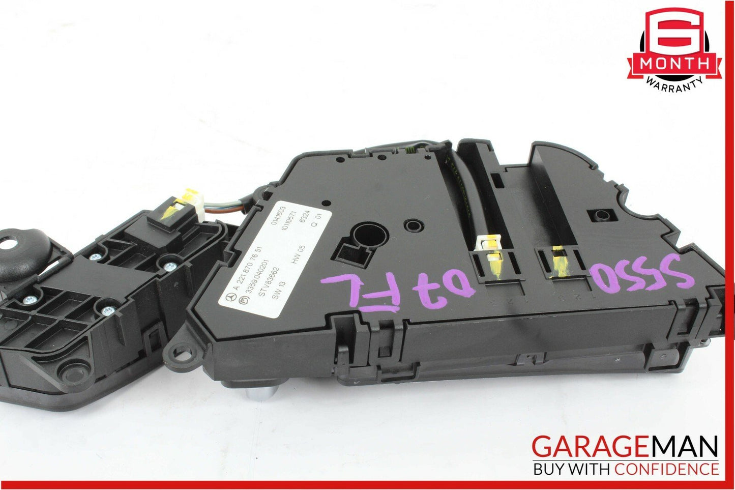 07-13 Mercedes S550 CL600 Front Left Side Seat Adjust Controller Switch Set OEM