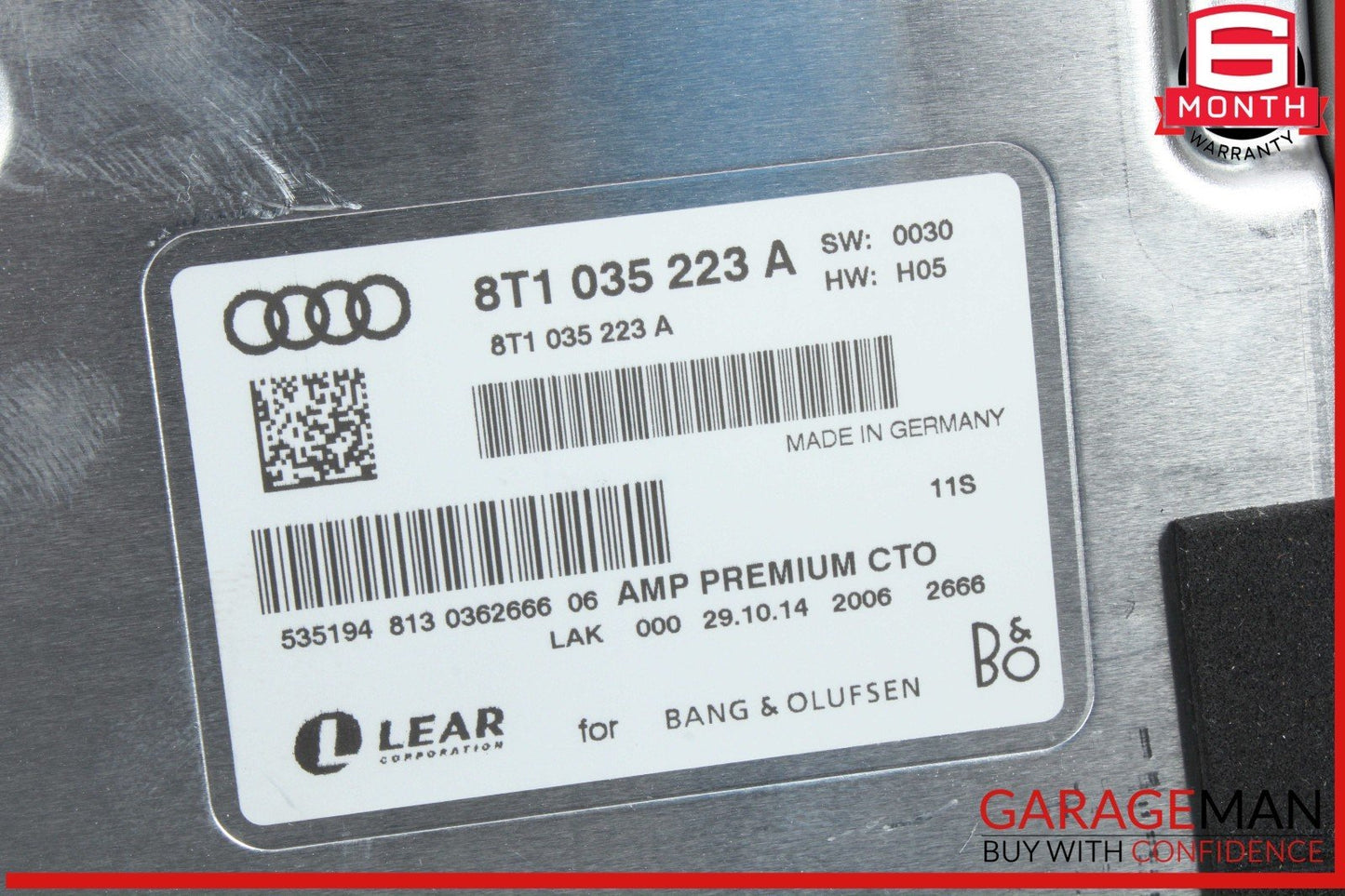 13-17 Audi Q5 SQ5 Radio Audio Sound System Amplifier AMP 8T1035223A OEM