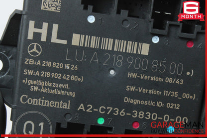 08-18 Mercedes W212 E350 CLS500 C250 Rear Left Side Door Control Module Unit OEM