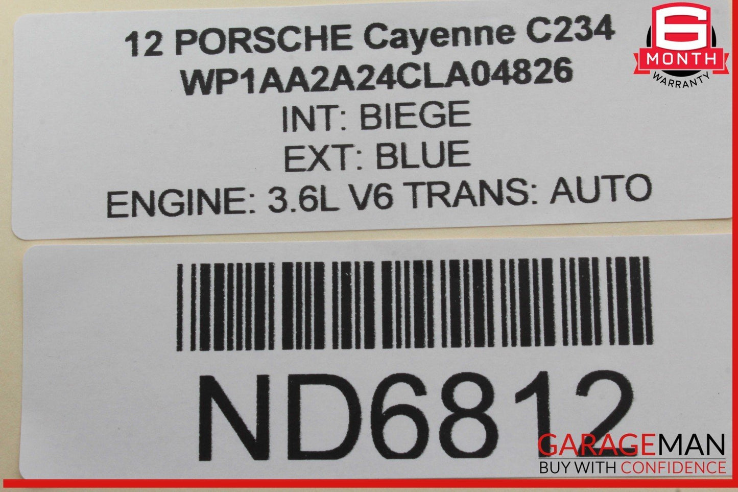 11-18 Porsche Cayenne 958 Headlight Switch Control 7P5941531C OEM