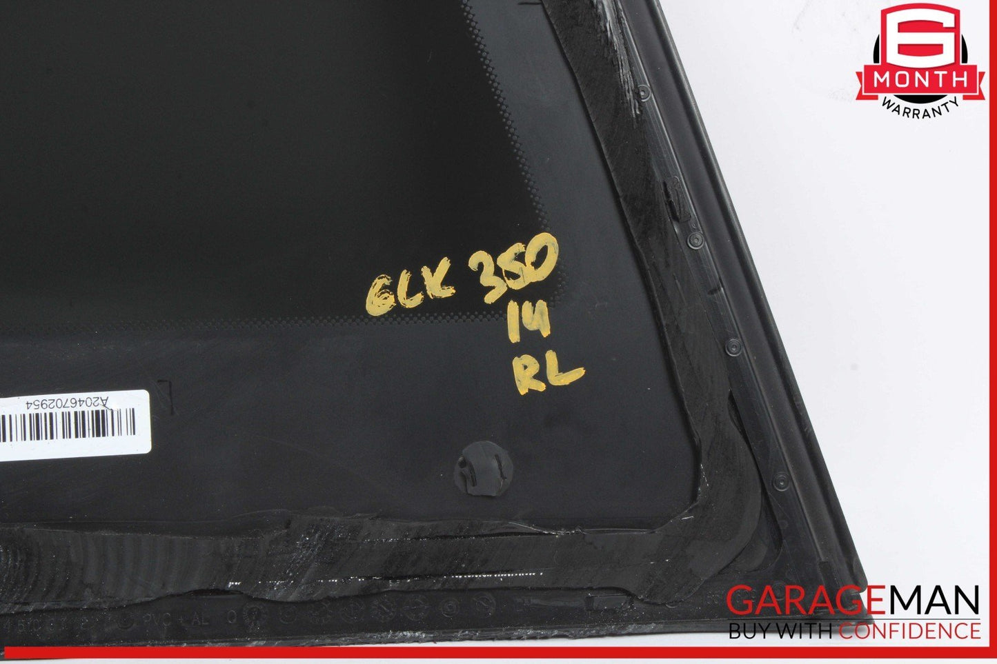 10-15 Mercedes X204 GLK350 4MATIC Rear Left Driver Side Quarter Window Glass OEM