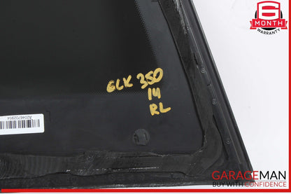 10-15 Mercedes X204 GLK350 4MATIC Rear Left Driver Side Quarter Window Glass OEM