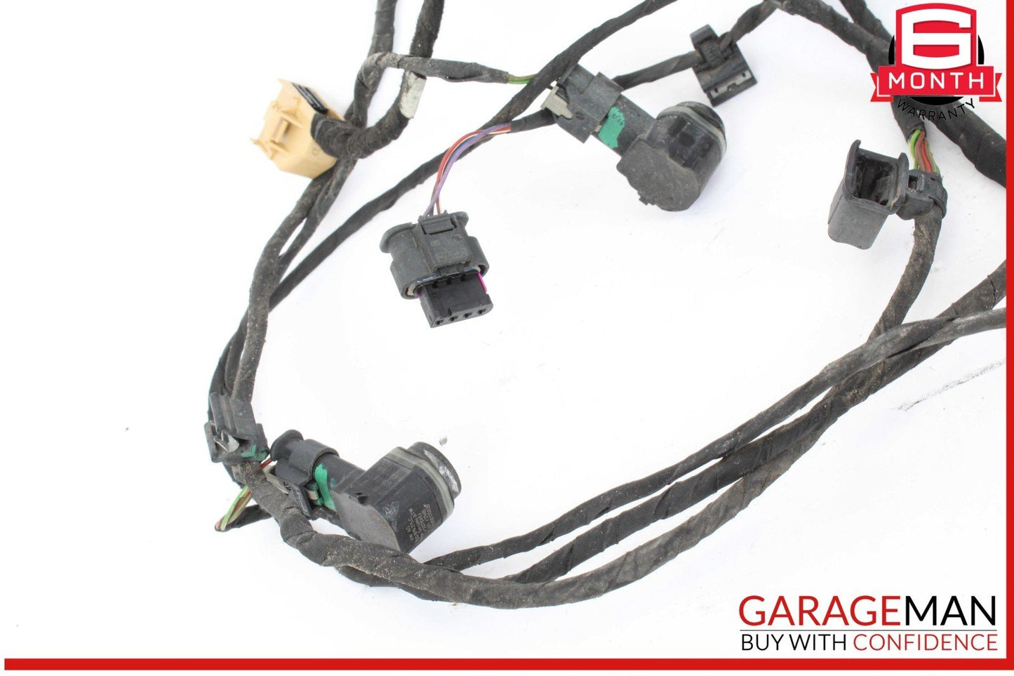 16-18 Audi A6 S6 Rear Bumper Wire Wiring Harness w/ Park Assist Aid Sensors OEM