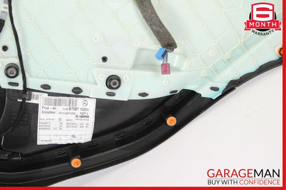 08-14 Mercedes W204 C250 C300 C350 Rear Left Interior Door Panel Assy Anthracite