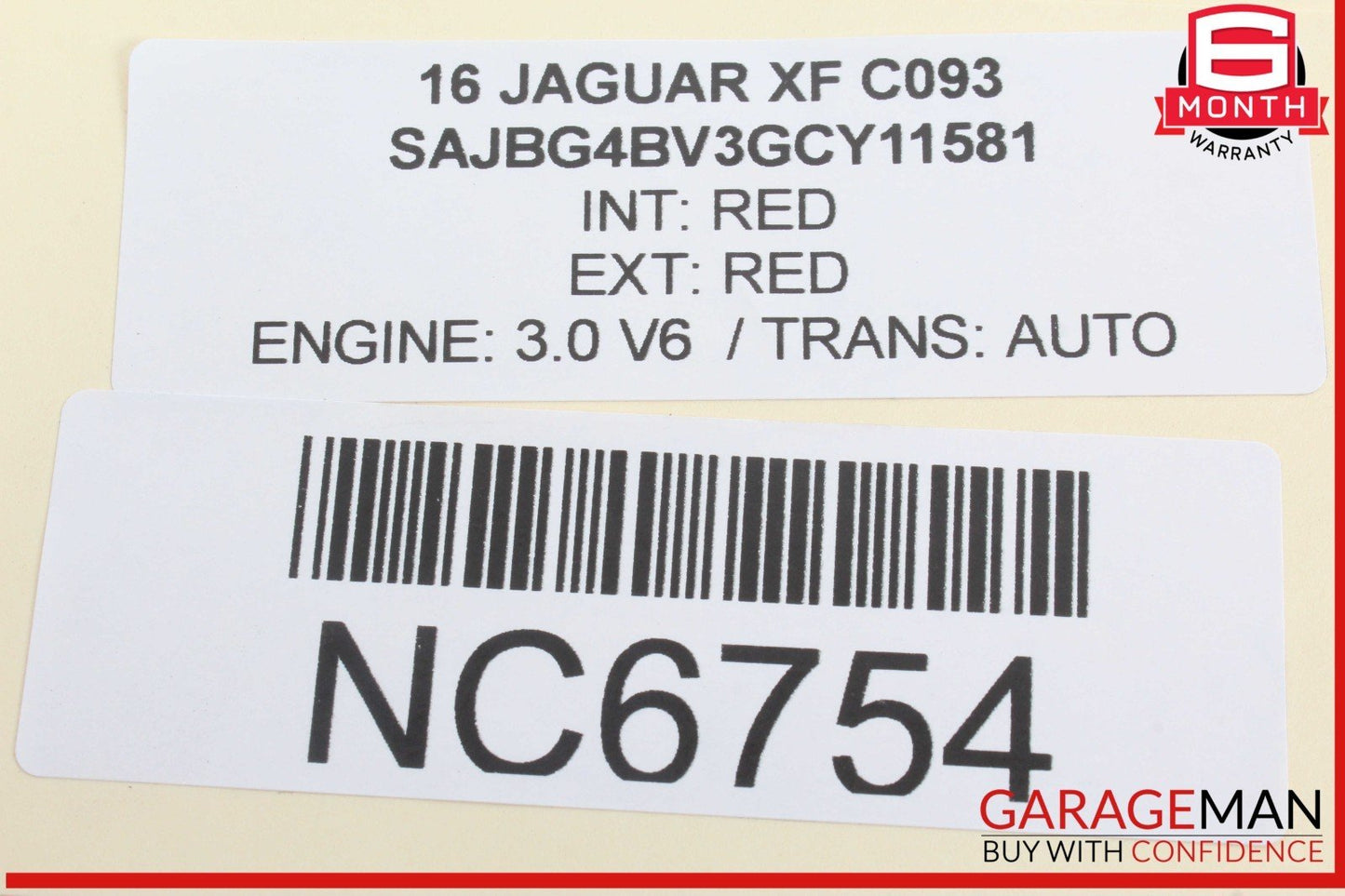 16-20 Jaguar XF Rear Left or Rear Right Side Blind Spot Sensor Control Module