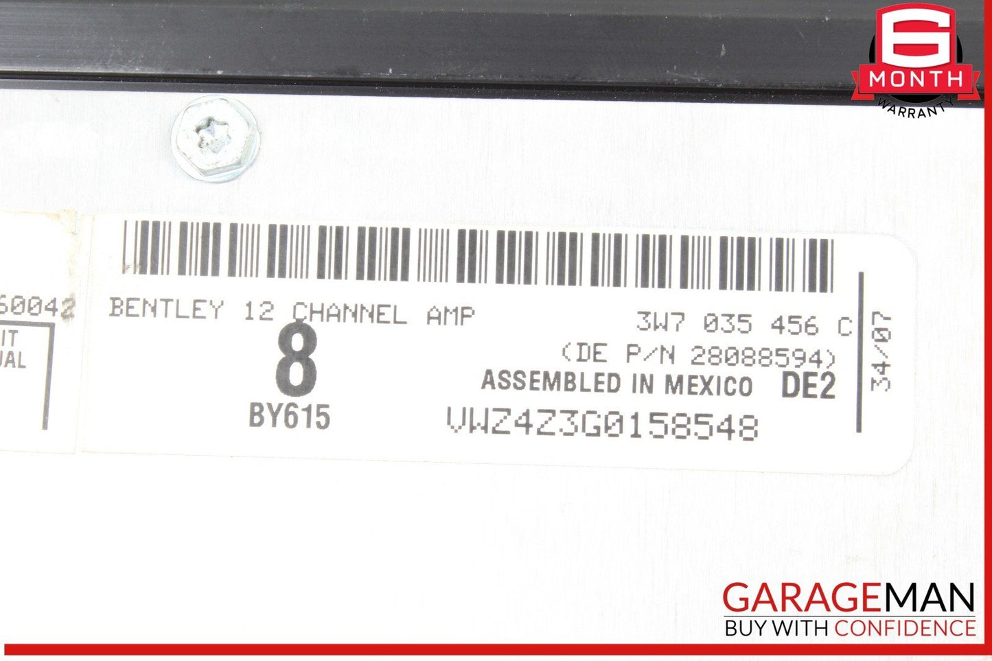 07-11 Bentley Continental GTC Premium Audio Sound System Amplifier AMP OEM
