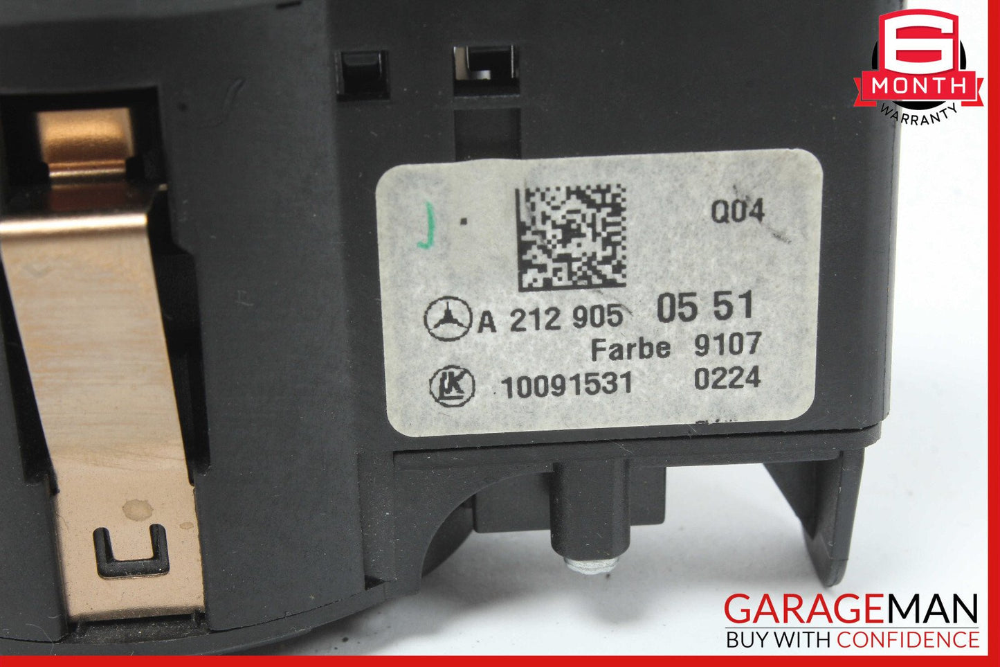 08-20 Mercedes W207 E350 Headlight Fog Light Switch Control Module OEM