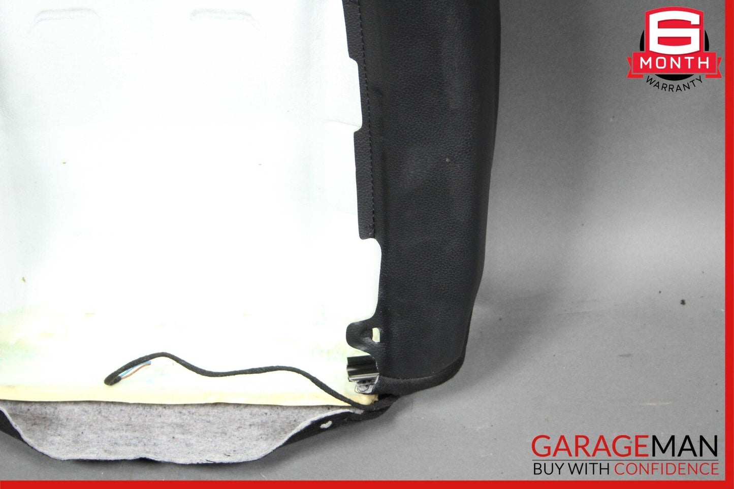 10-16 Mercedes W212 E350 E250 Front Left Side Top Upper Seat Cushion Cover Black