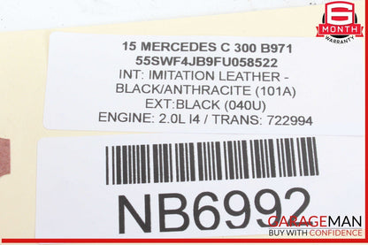 08-20 Mercedes W205 C300 Rear Left or Right Lower Suspension Control Arm OEM
