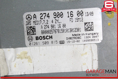 15-20 Mercedes W205 C300 ECU ECM Engine Computer Control Module Unit 2749001600