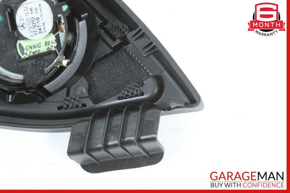 10-16 Mercedes W212 E500 Front Right Side Door Panel Tweeter Speaker Cover Black