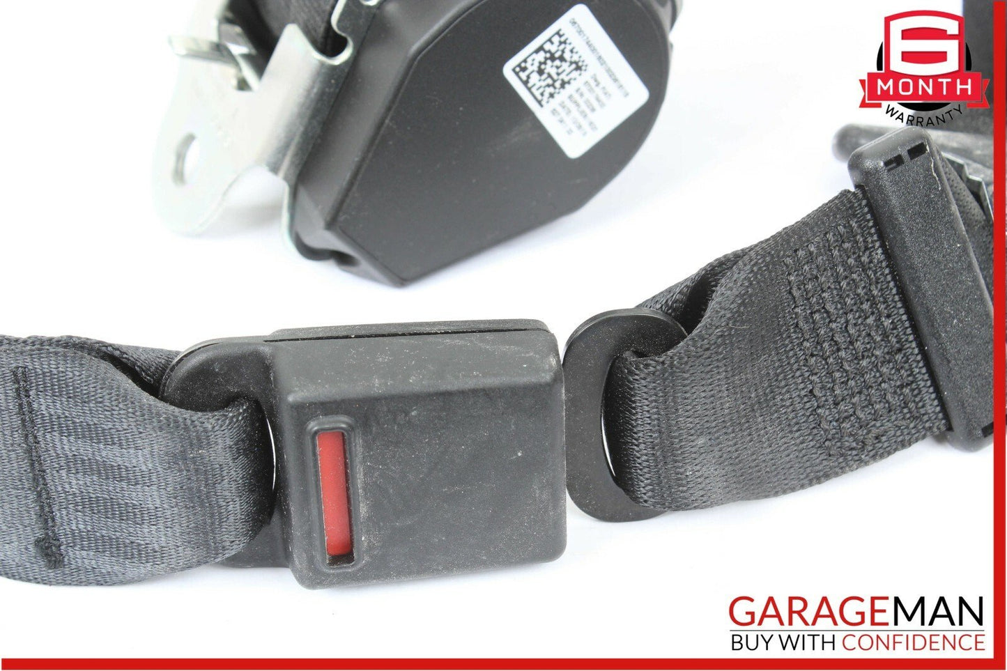 14-17 Maserati Ghibli Rear Center Seatbelt Seat Belt Retractor Assembly Black