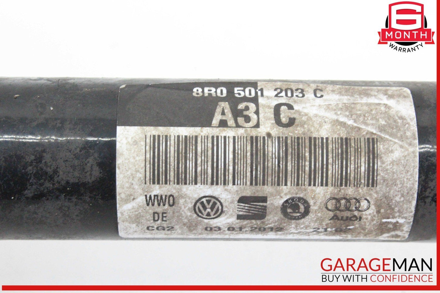 12-18 Audi A6 A7 SQ5 Rear Left or Rear Right Side CV Axle Shaft 8R0501203C OEM