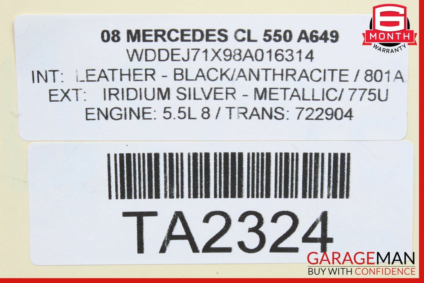 07-14 Mercedes W221 CL550 S550 Front Seat Adjustment Motor 0130002646 OEM