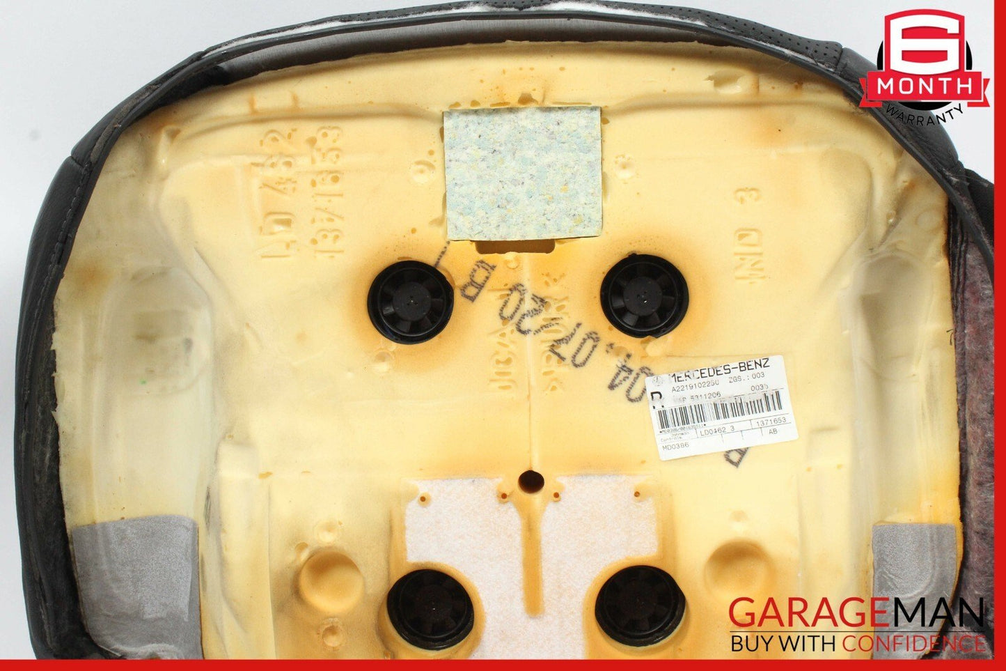 07-13 Mercedes W221 S63 AMG Front Right Passenger Lower Bottom Seat Cushion OEM