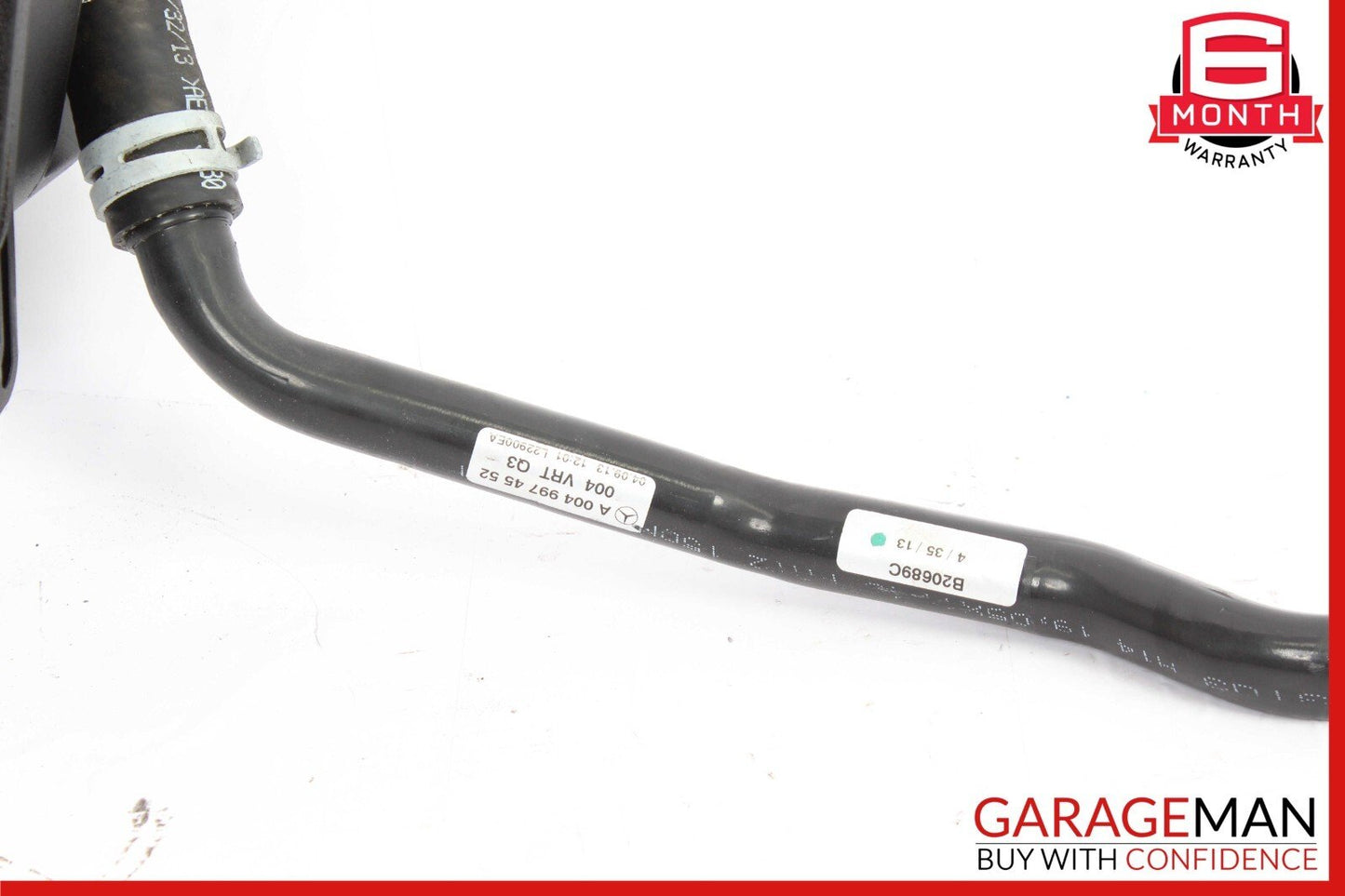 12-14 Mercedes W204 C250 Power Steering Pump Reservoir Hose Tube Assembly OEM