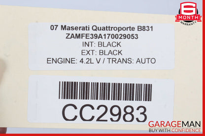 07-13 Maserati Quattroporte M139 Rear Differential Diff Axle Carrier OEM