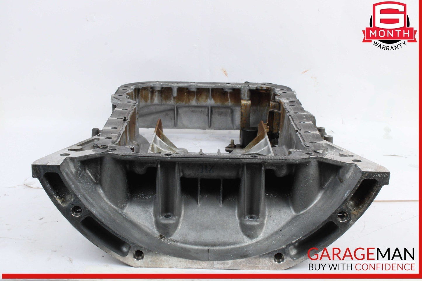 06-13 Mercedes W221 S400 Hybrid Engine Upper Oil Sump Baffle Pan 2720142002 OEM