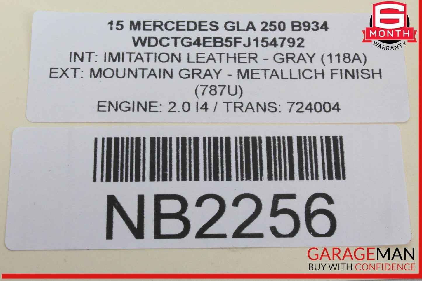 12-16 Mercedes X156 GLA250 Right Side Exterior Door Handle OEM