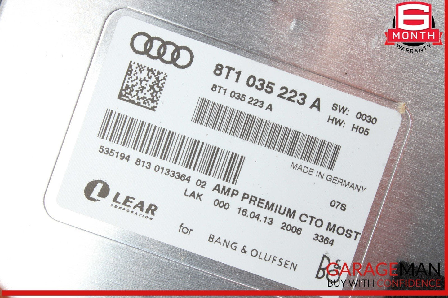 13-17 Audi Q5 A4 S4 SQ5 Radio Audio Sound System Amplifier AMP 8T1035223A OEM