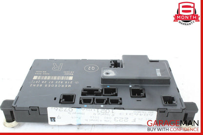 06-11 Mercedes W219 CLS500 CLS55 AMG Front Right Door Control Module Unit